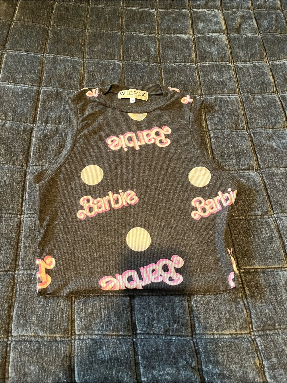 Wildfox rare Barbie tank and skirt set